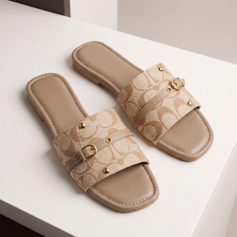 Luxury Buckle Strap Flats