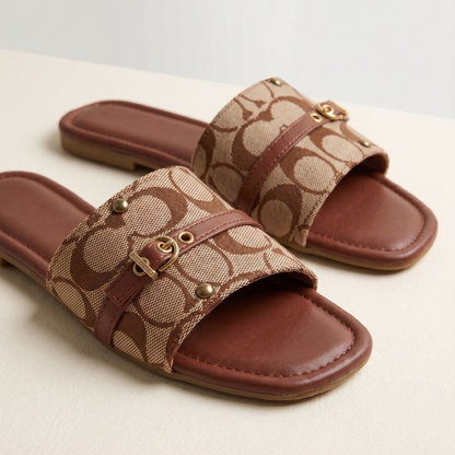 Luxury Buckle Strap Flats