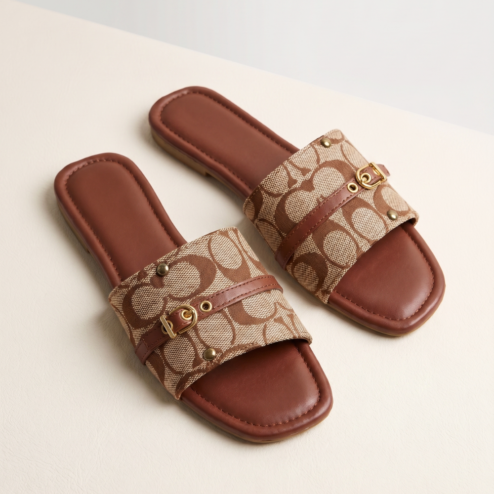 Luxury Buckle Strap Flats