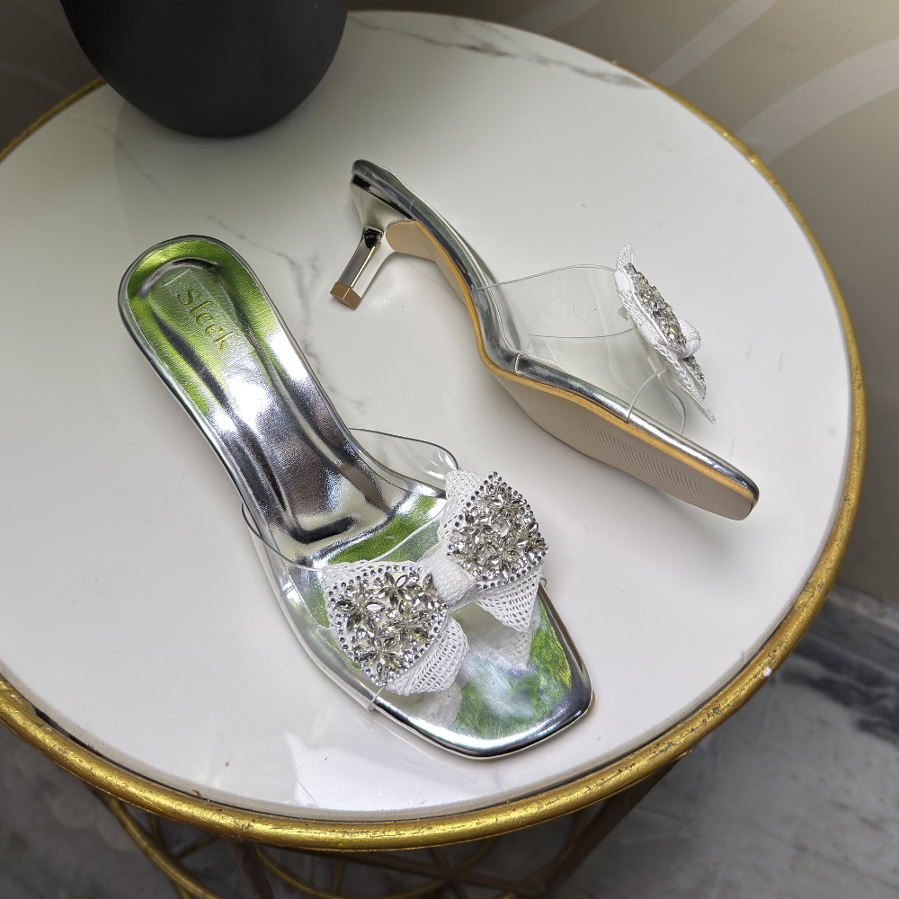 Crystal Clear Party Heels