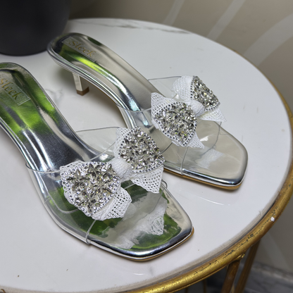 Crystal Clear Party Heels