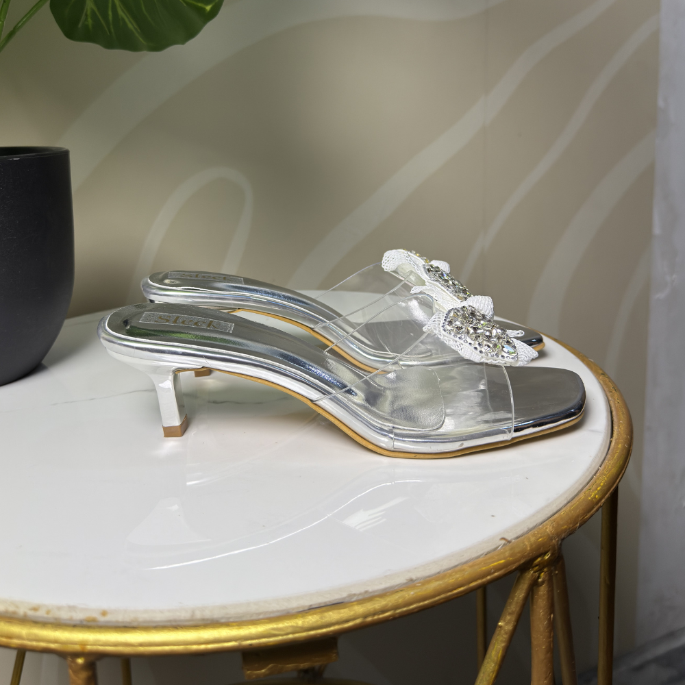 Crystal Clear Party Heels