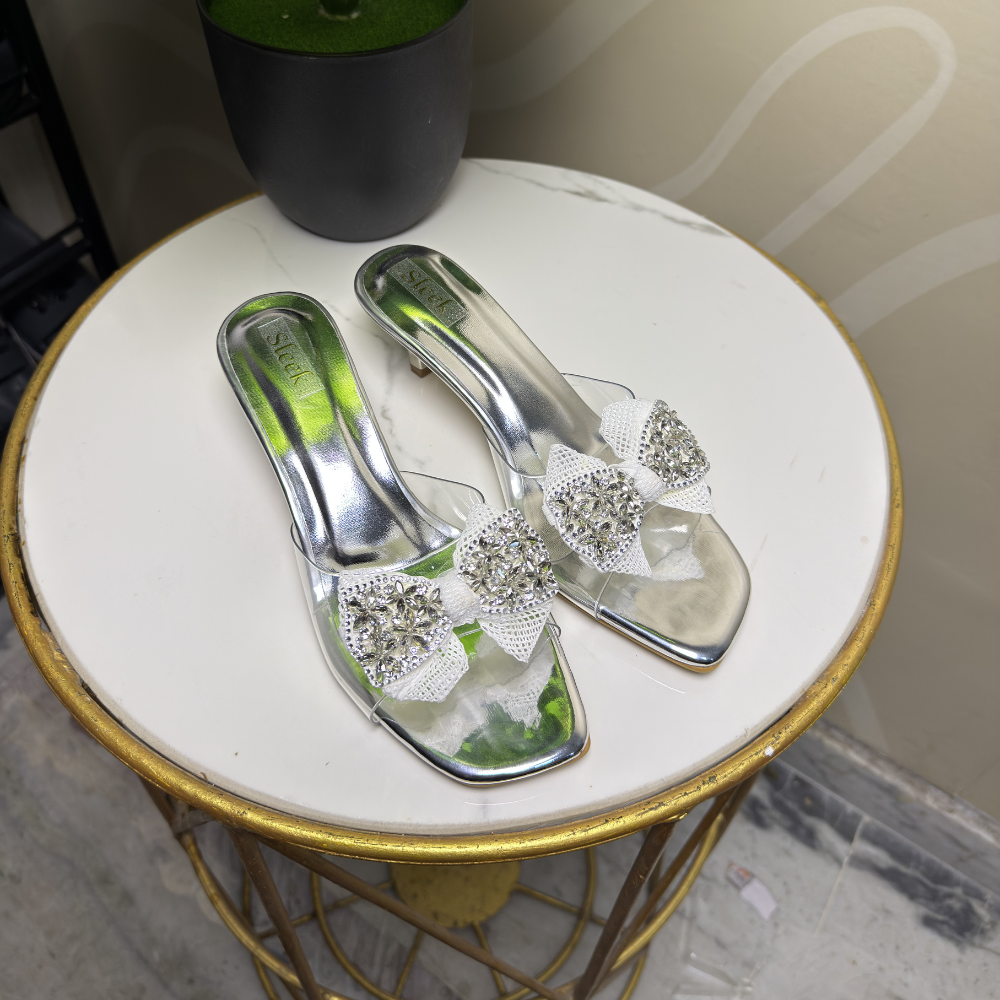 Crystal Clear Party Heels