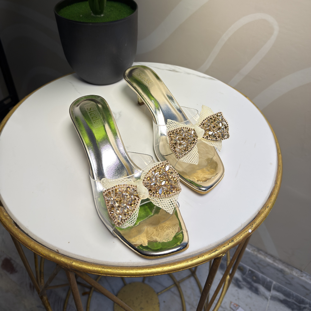 Crystal Clear Party Heels