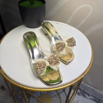 Crystal Clear Party Heels