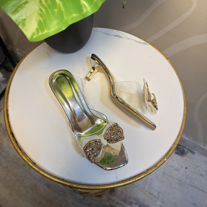 Crystal Clear Party Heels
